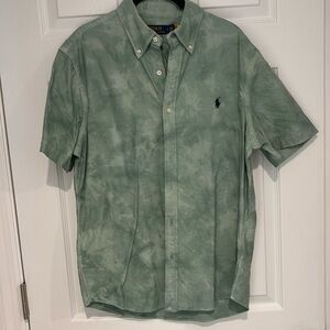 Green tie dye POLO Ralph Lauren slim fit!